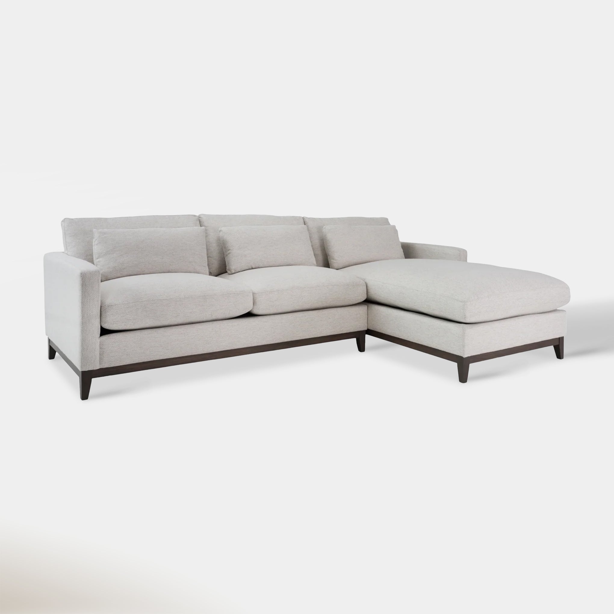 Olave Sectional Sofa - Travertine Cream | Hoft Home