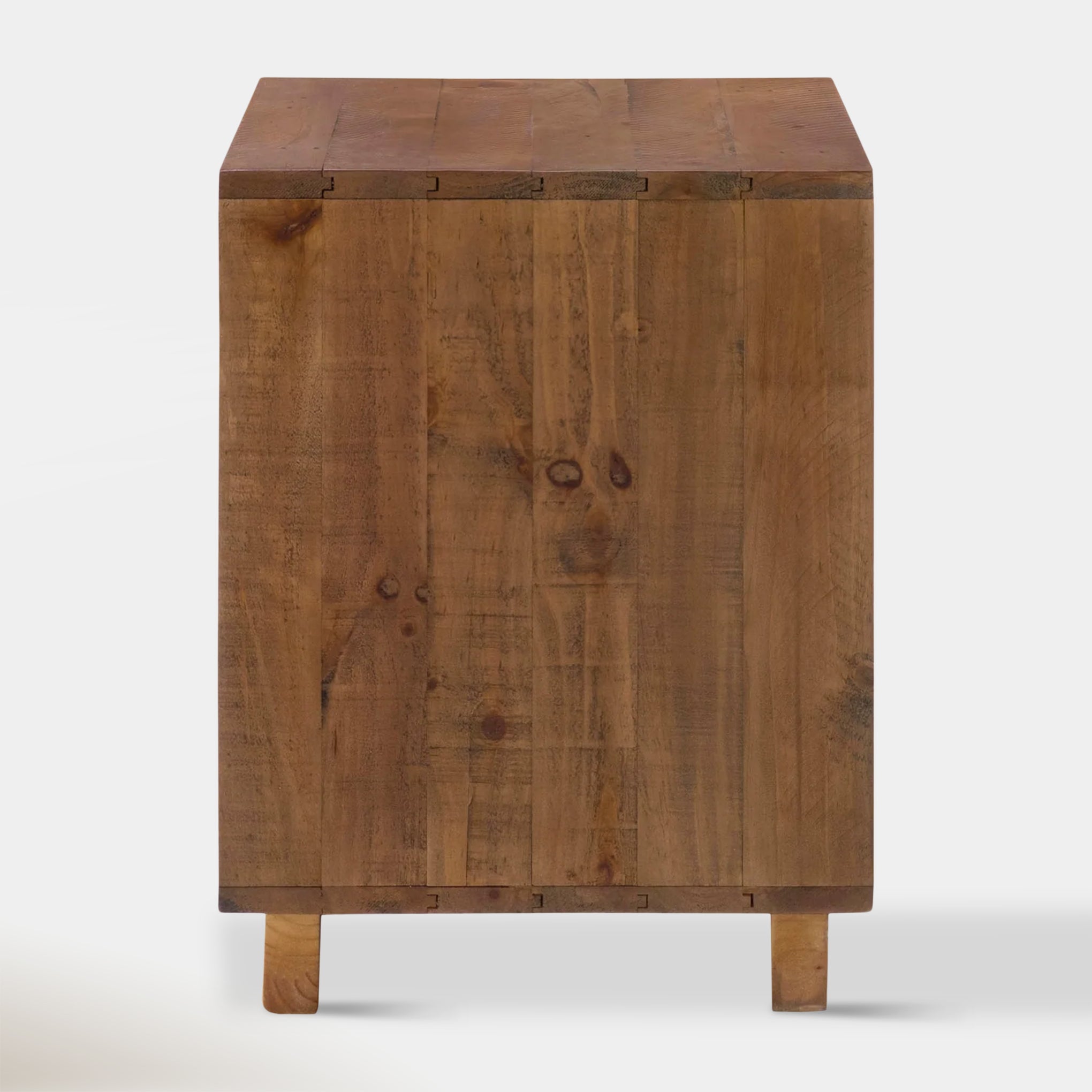 Santos Nightstand - Dark Driftwood | Hoft Home