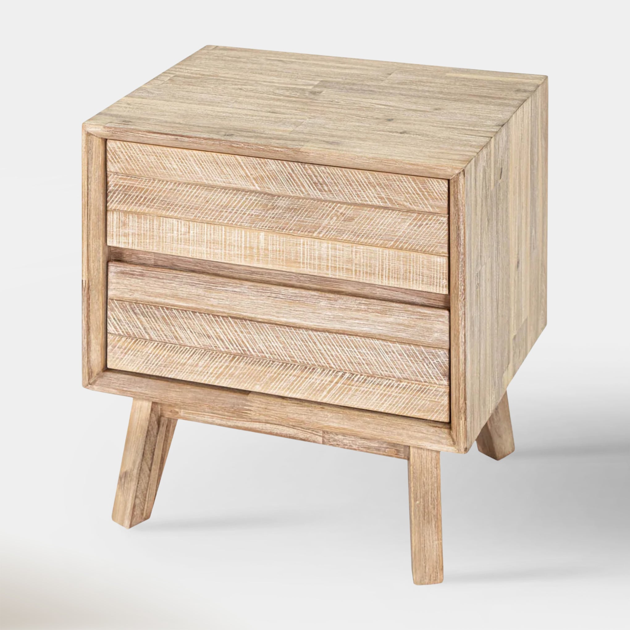 Soleil 2 Drawer Nightstand | Hoft Home