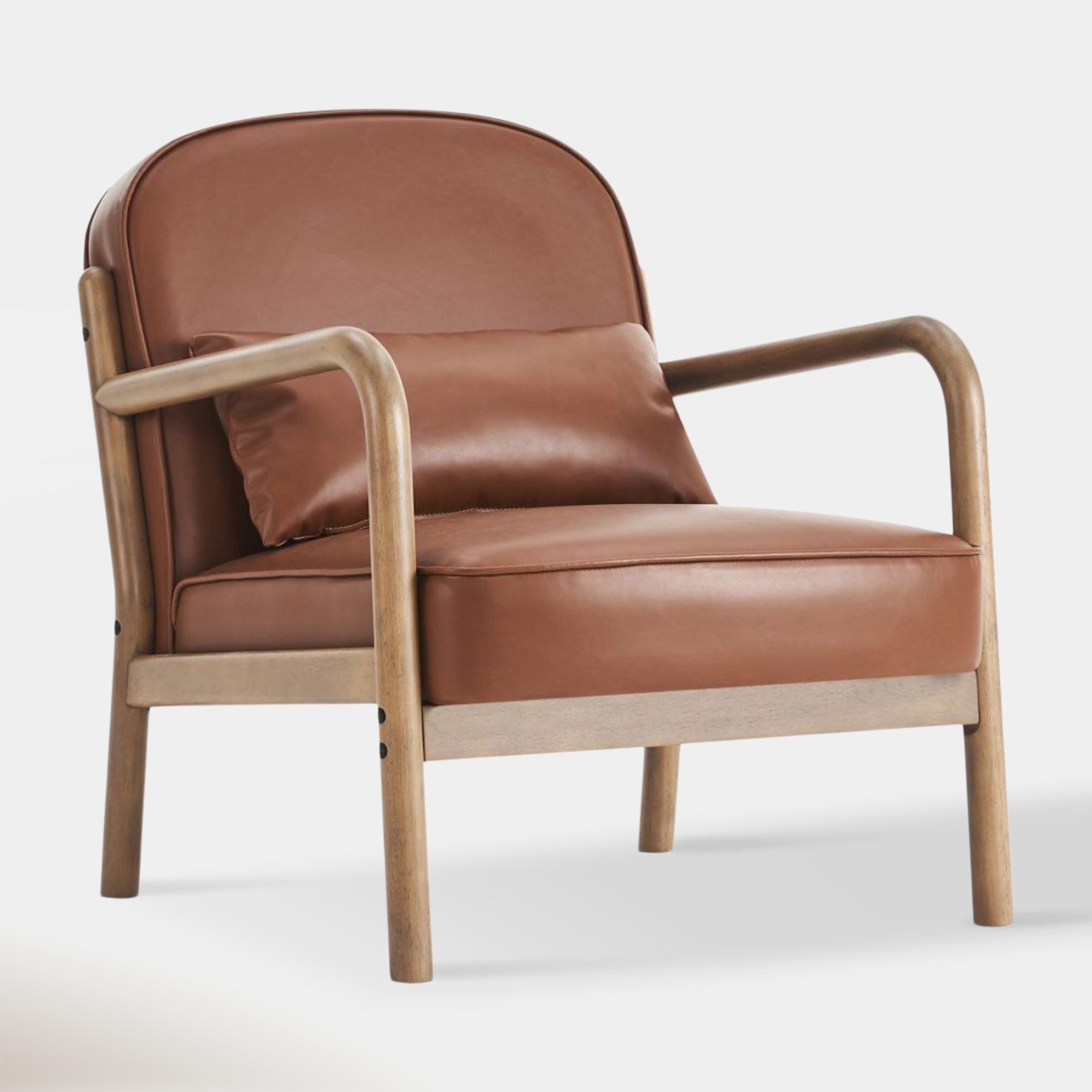 Theron Accent Chair - Saddle | Hoft Home