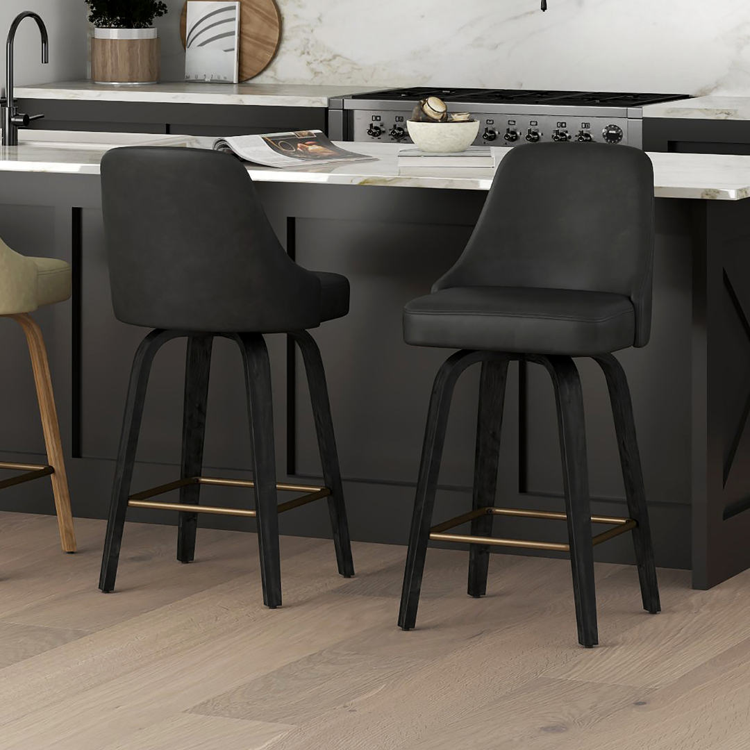 Mesa Counter Stool - Black