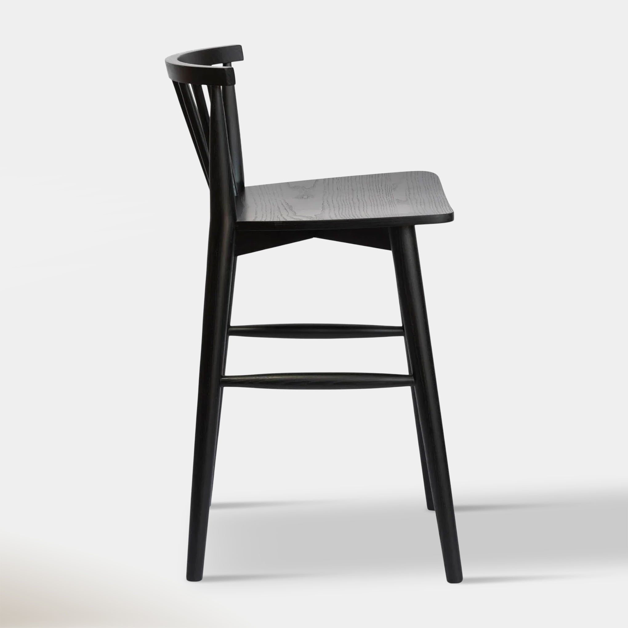 Kyler Counter Stool - Black | Hoft Home