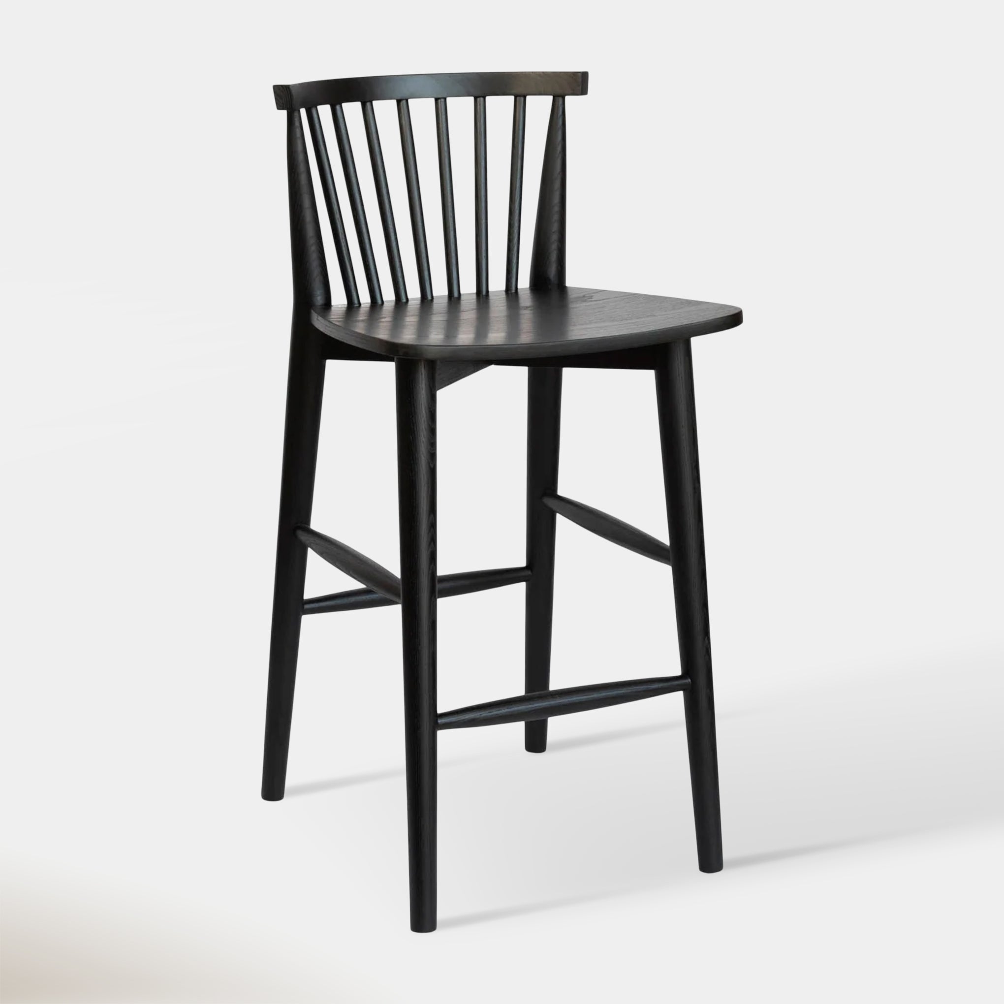 Kyler Counter Stool - Black | Hoft Home