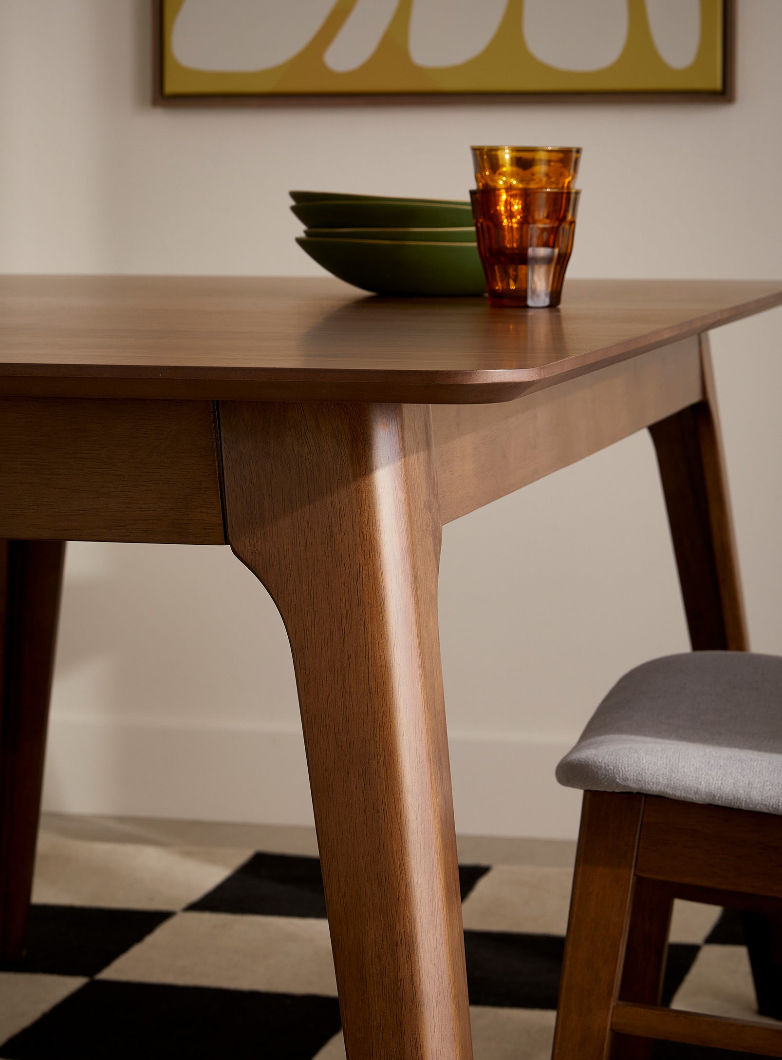 Venn Extendable Dining Table - Walnut | Hoft Home