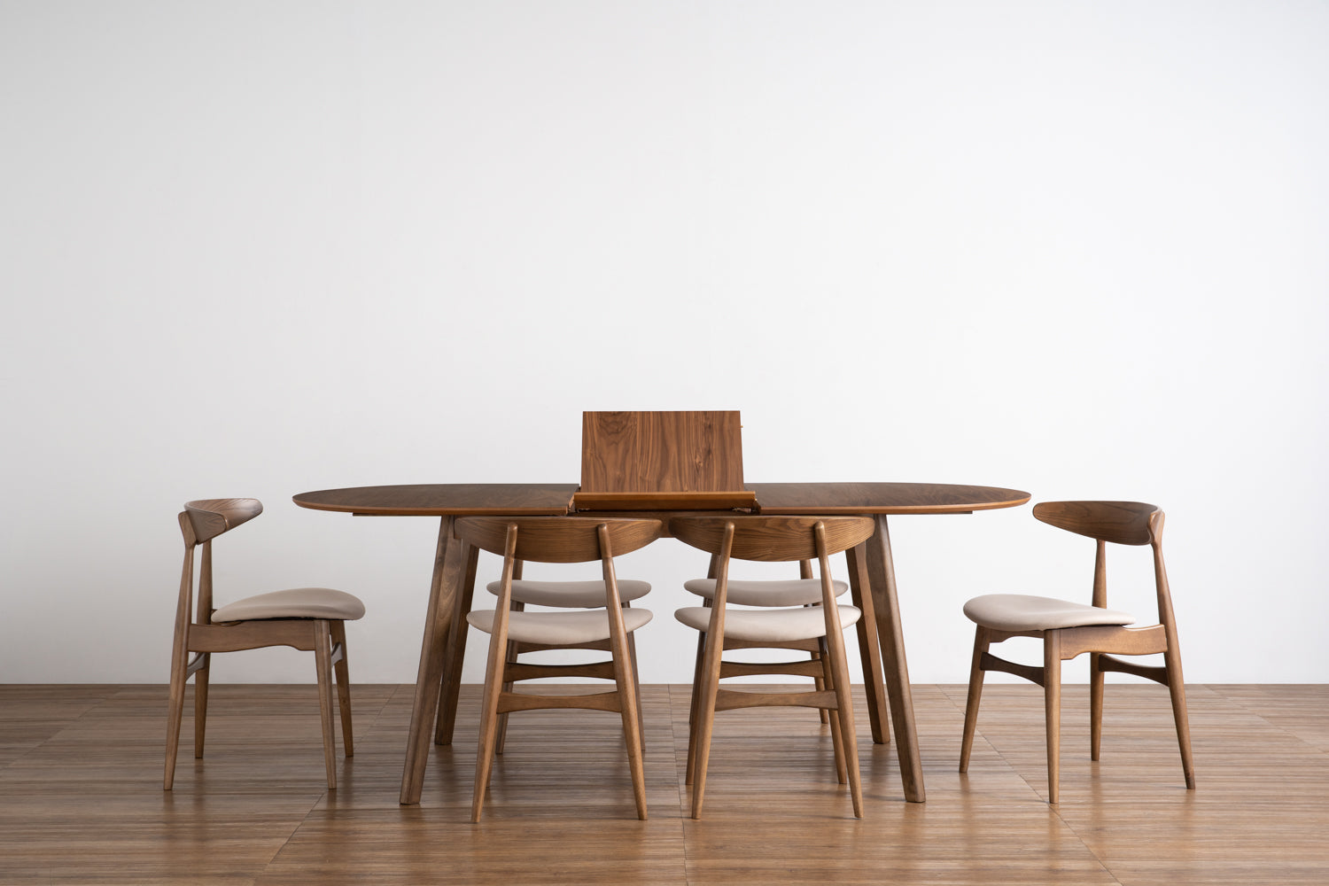 Werner Extendable Dining Table - Walnut | Hoft Home