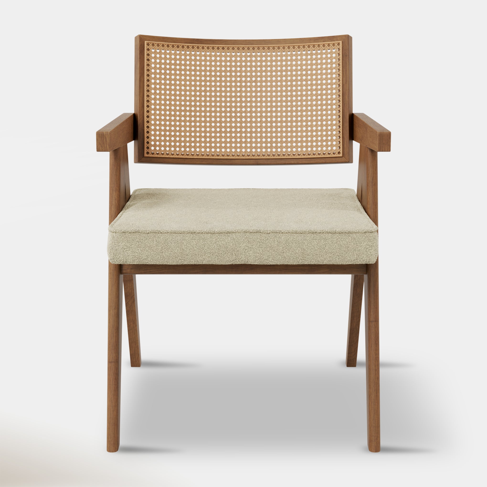 Augustine Dining Chair - Cream & Cocoa