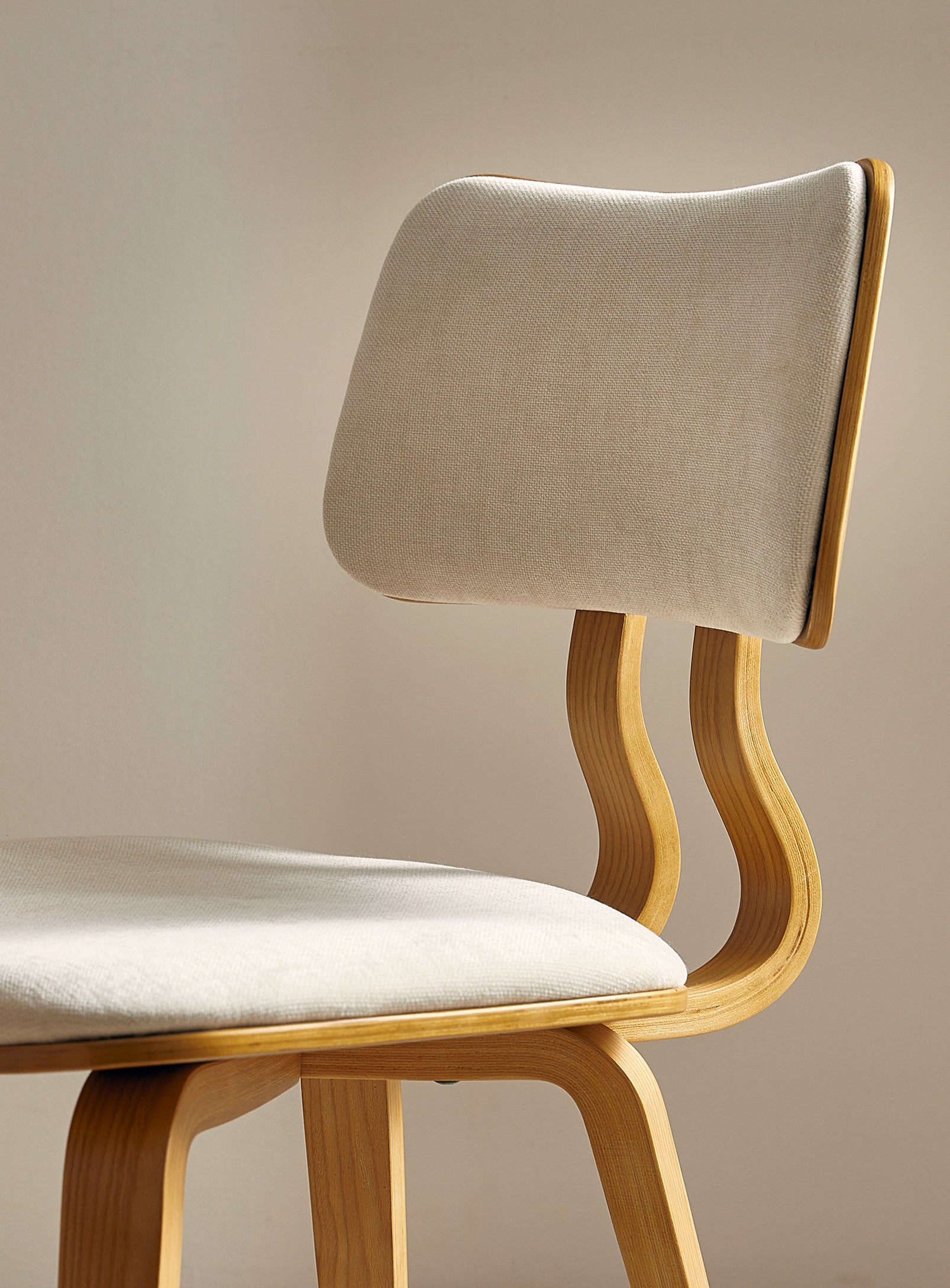 Zaki Dining Chair - Beige and Natural | Hoft Home