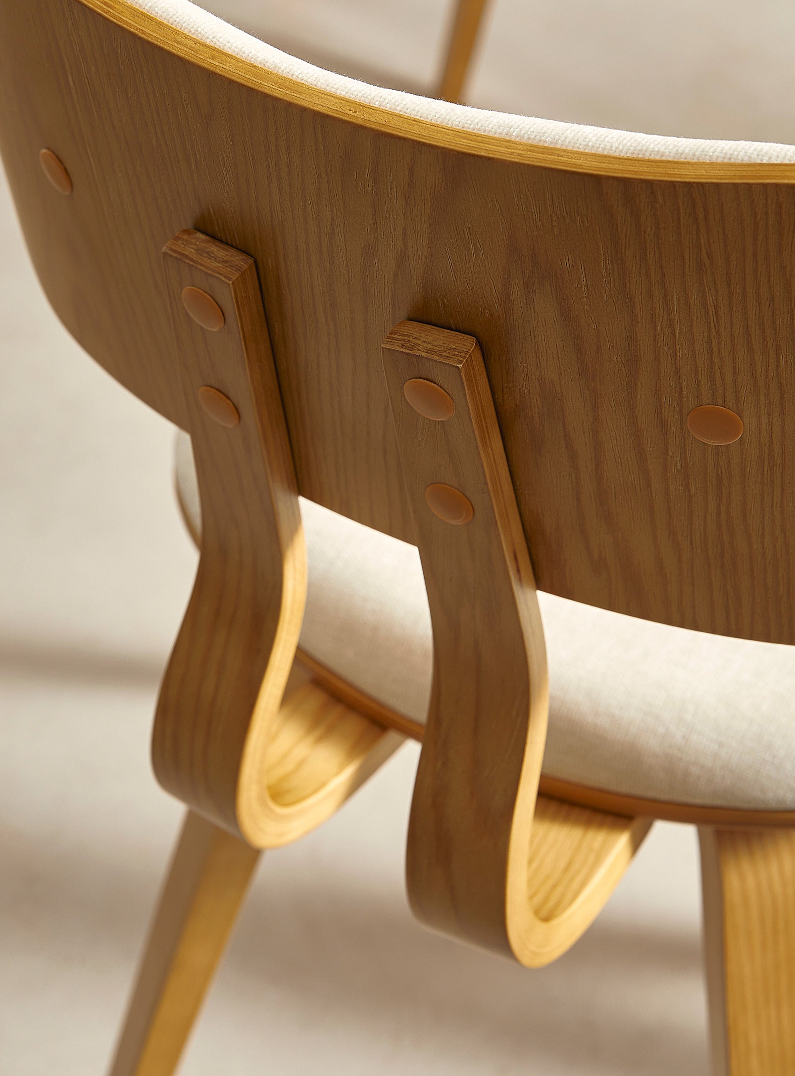 Zaki Dining Chair - Beige and Natural | Hoft Home