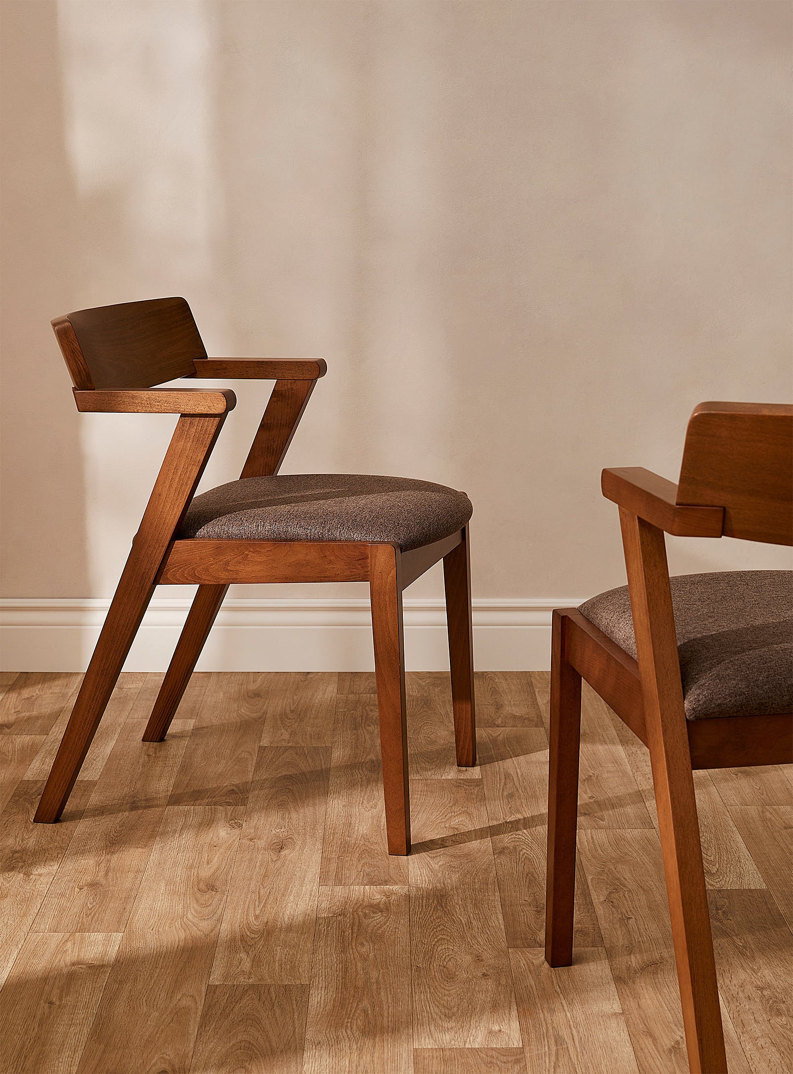 Zola Dining Chair - Walnut & Chesnut | Hoft Home