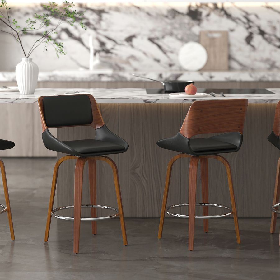 Carter Counter Stool - Black | Hoft Home