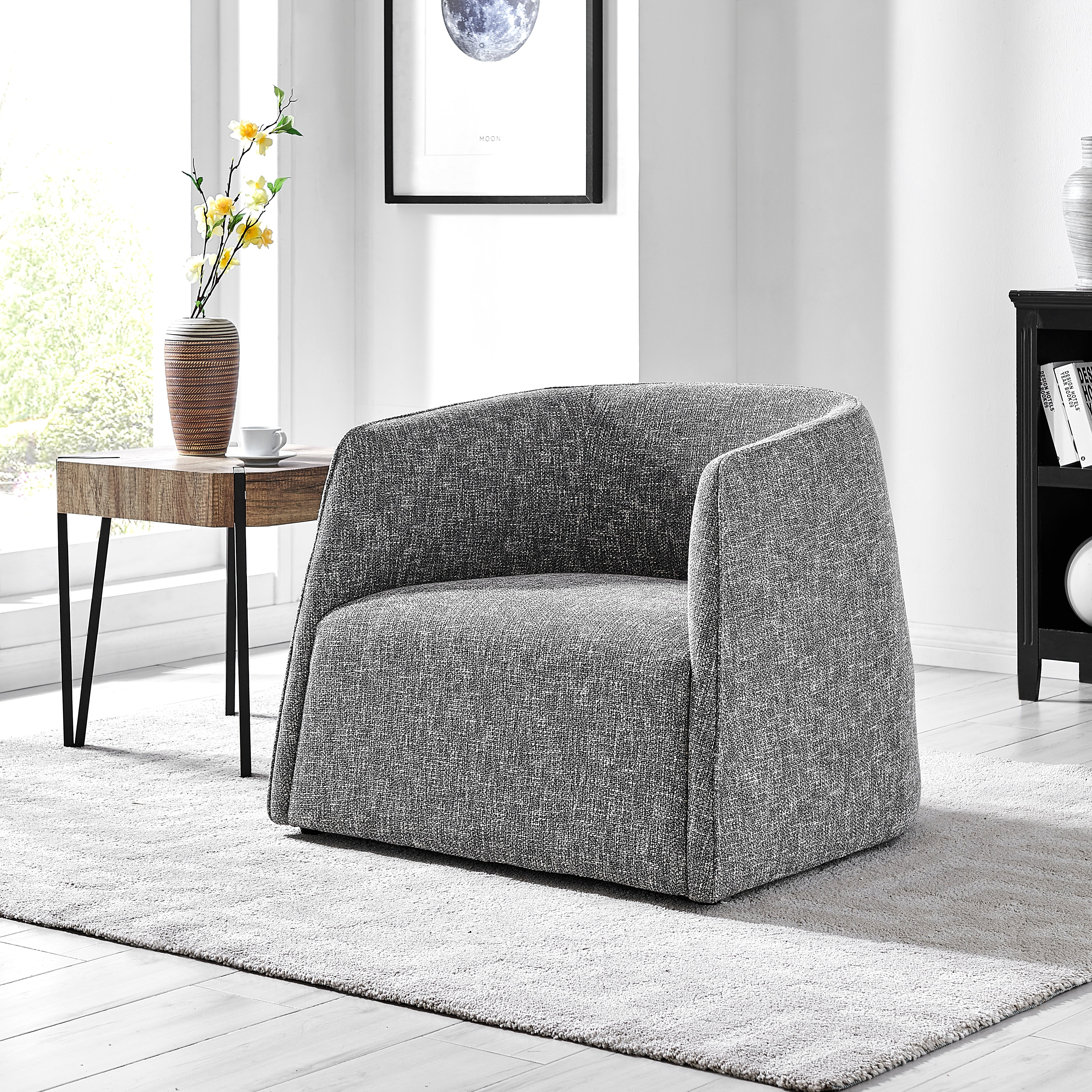 Koti Lounge Chair - Pebble | Hoft Home