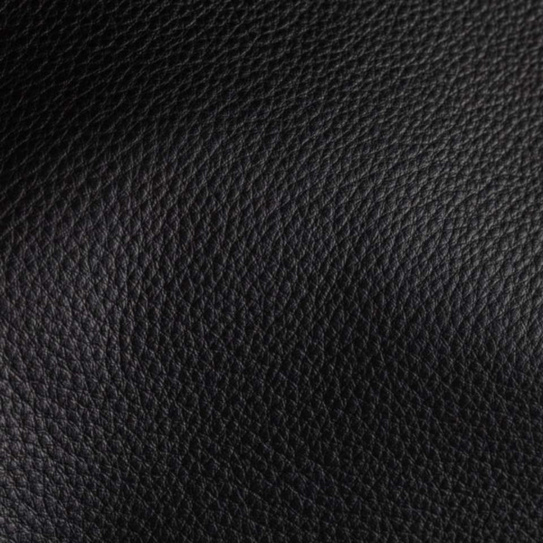 Black vegan leather